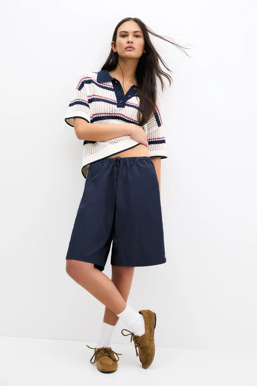 Polo rayas crochet