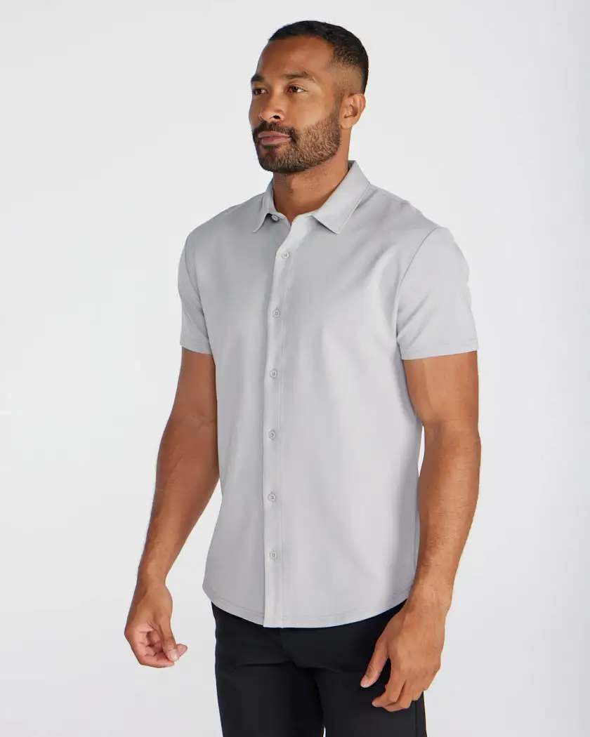Lux Short Sleeve Button Down