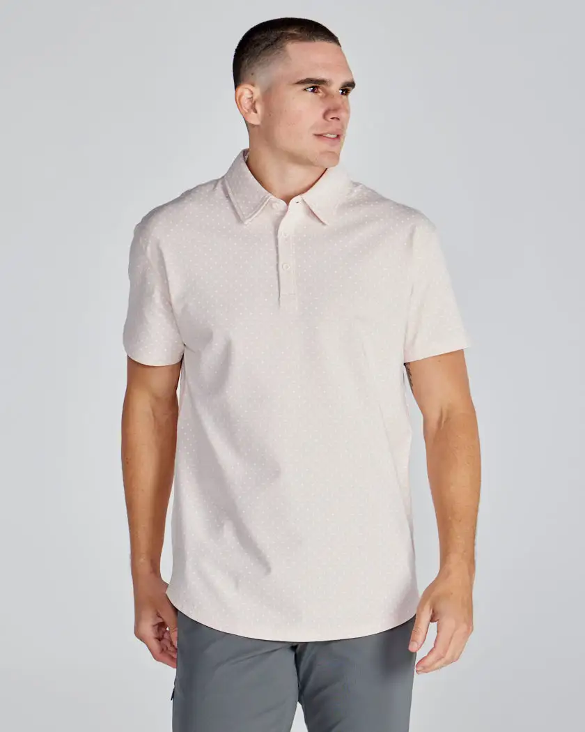 Drop-Cut: Lux Dotted Polo