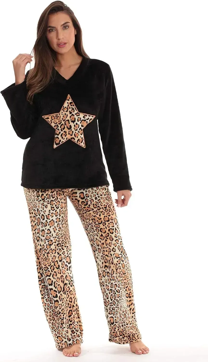 Plush Pajama Sets for Women