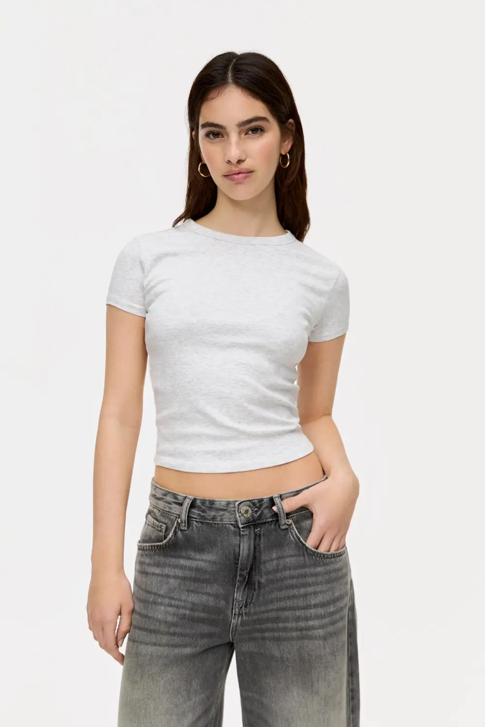Camiseta básica ajustada