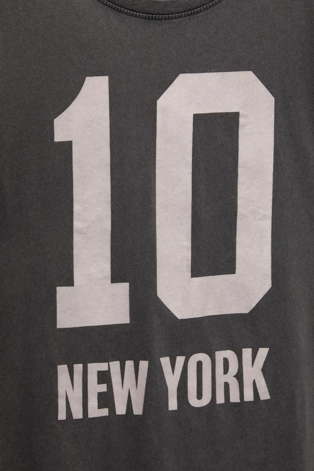 Camiseta varsity gráfico número