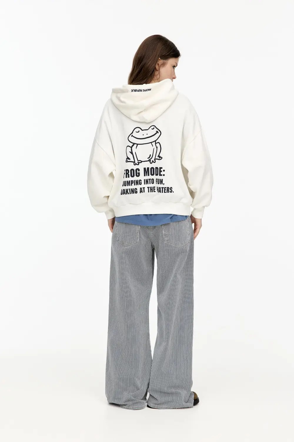 Sudadera capucha gráfico rana