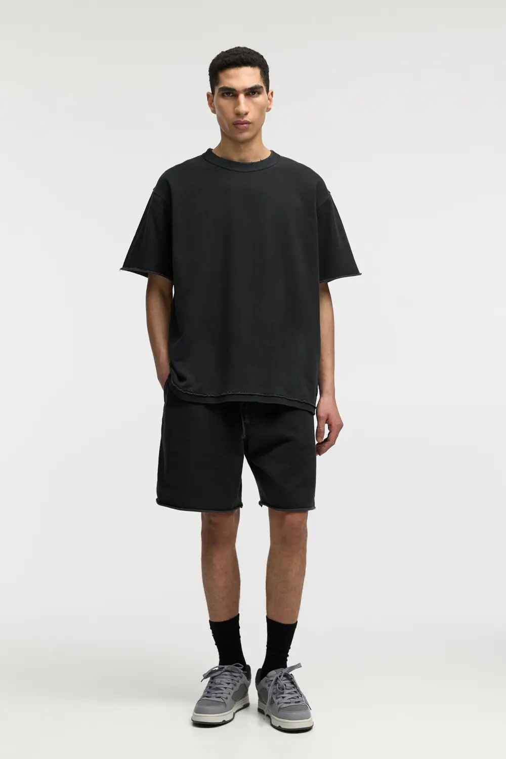 Short sleeve sweatshirt