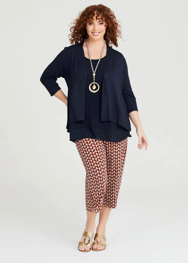 Printed Culotte Pant