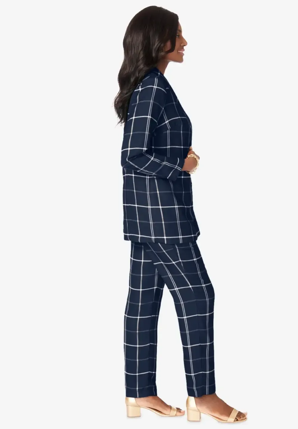 2-Piece Double-Breasted Pantsuit