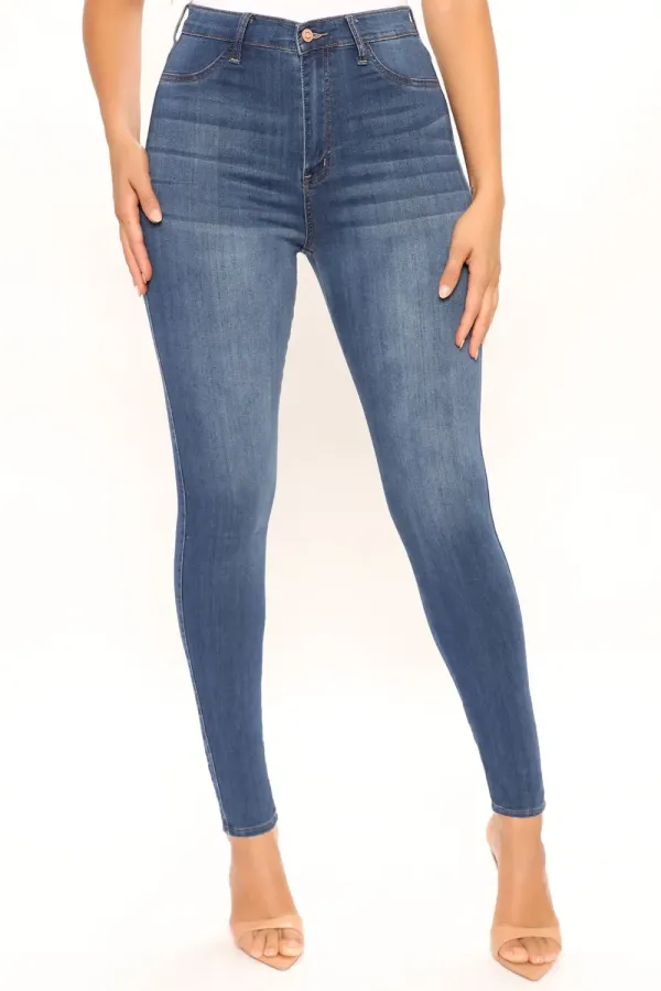 Tall Emma Super Stretch High Rise Skinny Jean - Medium Wash