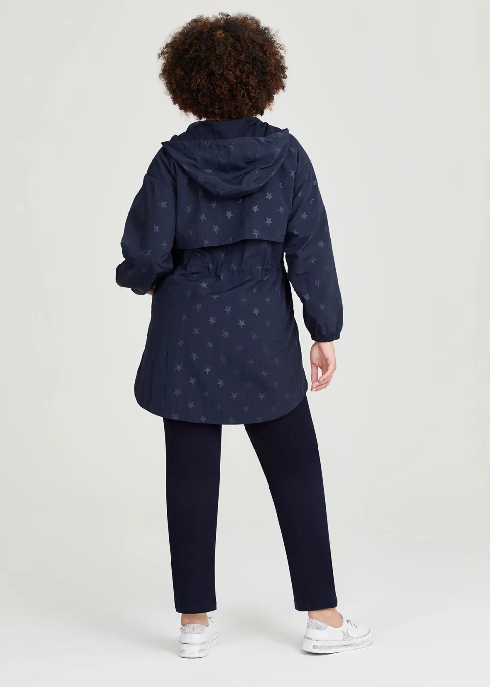 Star Print Zip Jacket