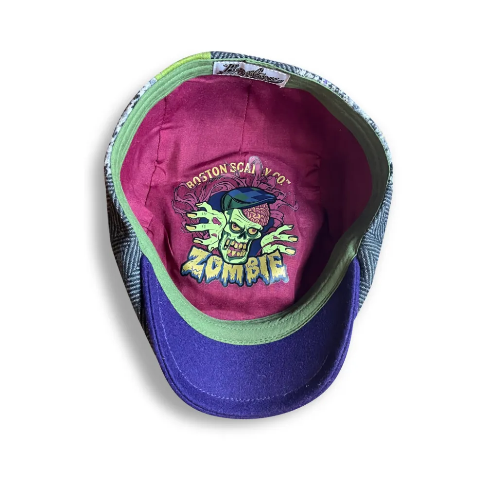 The Zombie Boston Scally Cap - Patchwork