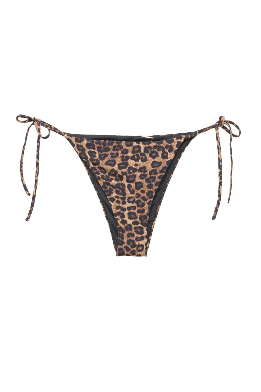Leopard print bikini bottoms
