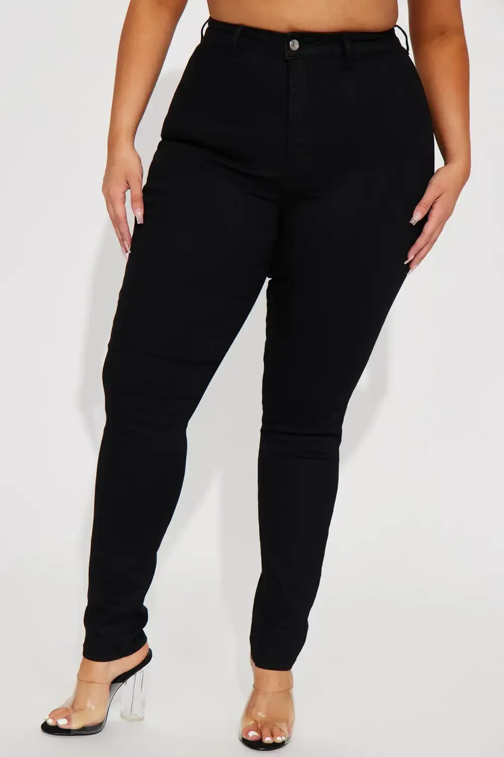 Enough Said High Stretch Skinny Jean - Black