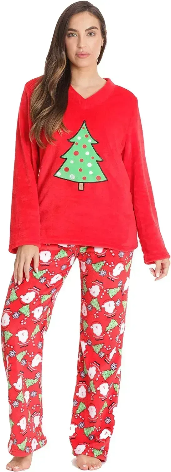 Plush Pajama Sets for Women