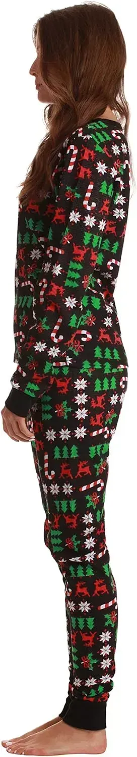 Women's Thermal Underwear Pajamas Set