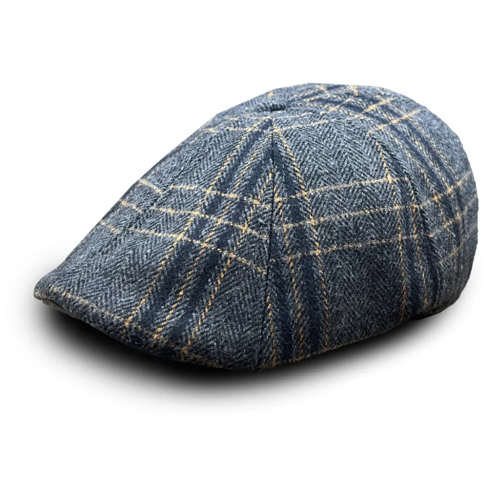 The Halloween Rose Boston Scally Cap - Plaid
