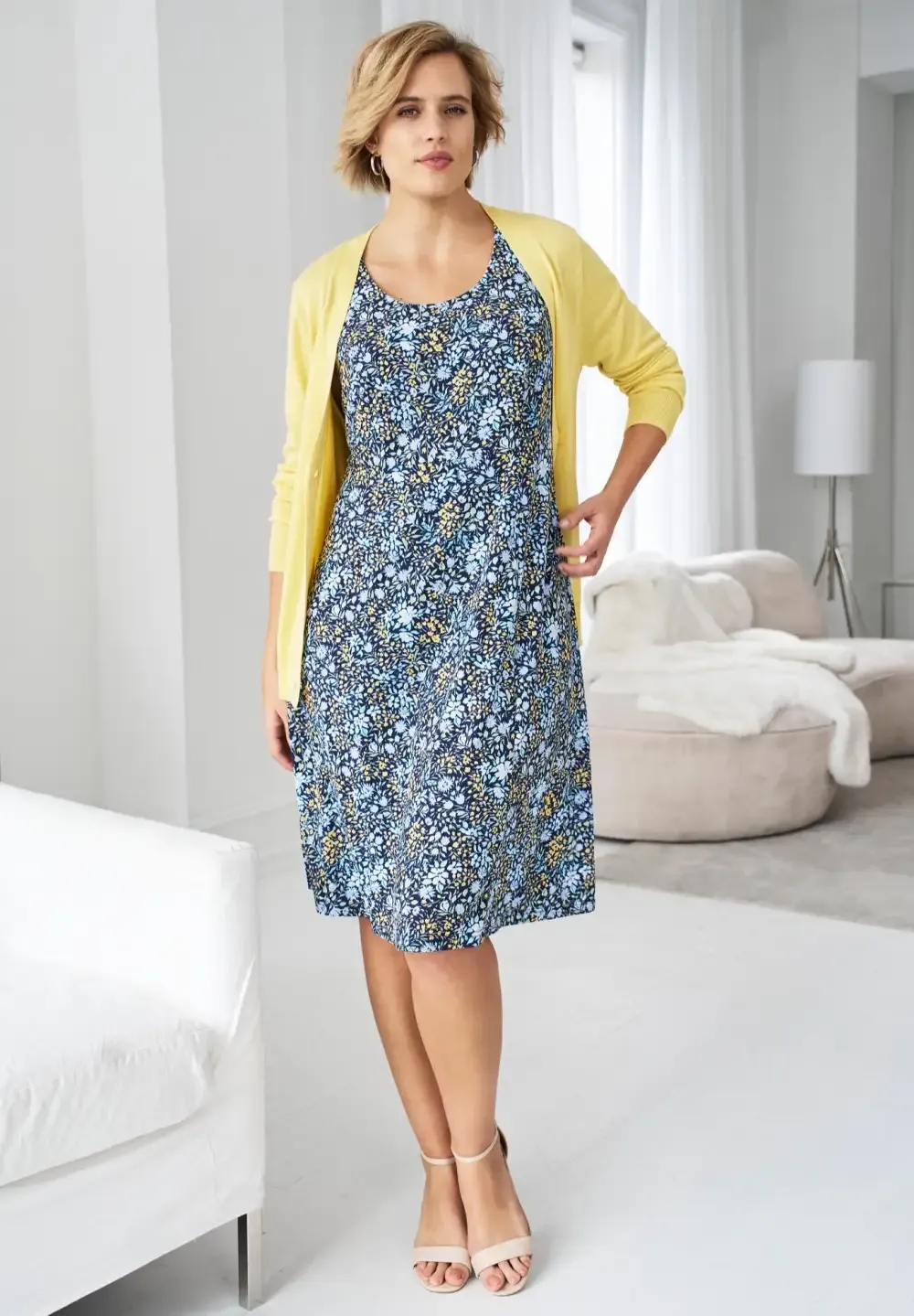 Knit Fit and Flare Knit Dress