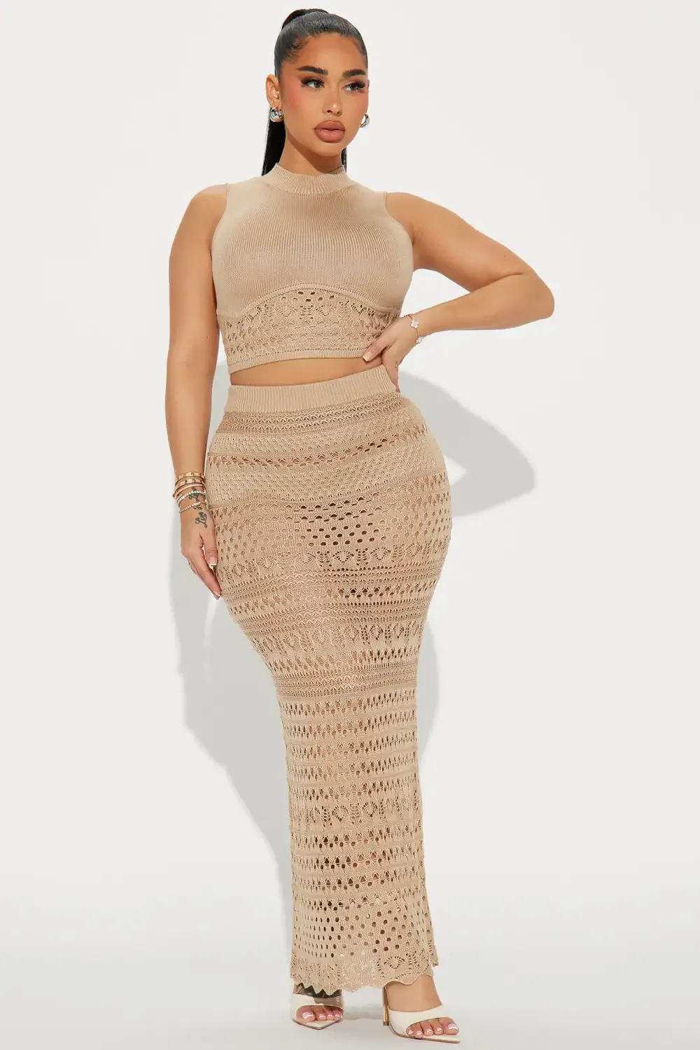 Endless Beauty Skirt Set - Orange