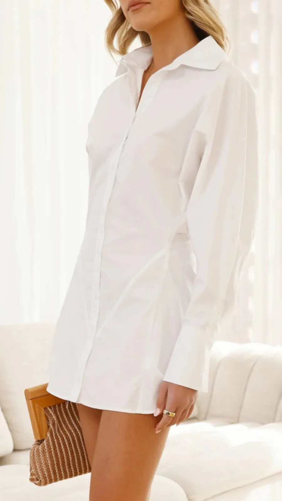 Casual All-Match Long Shirt Dresses