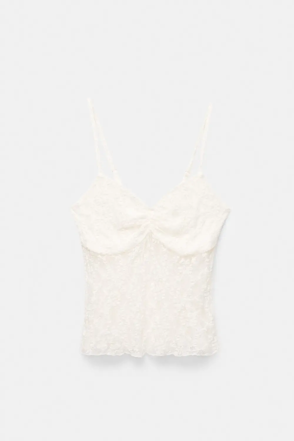 Lace top with straps