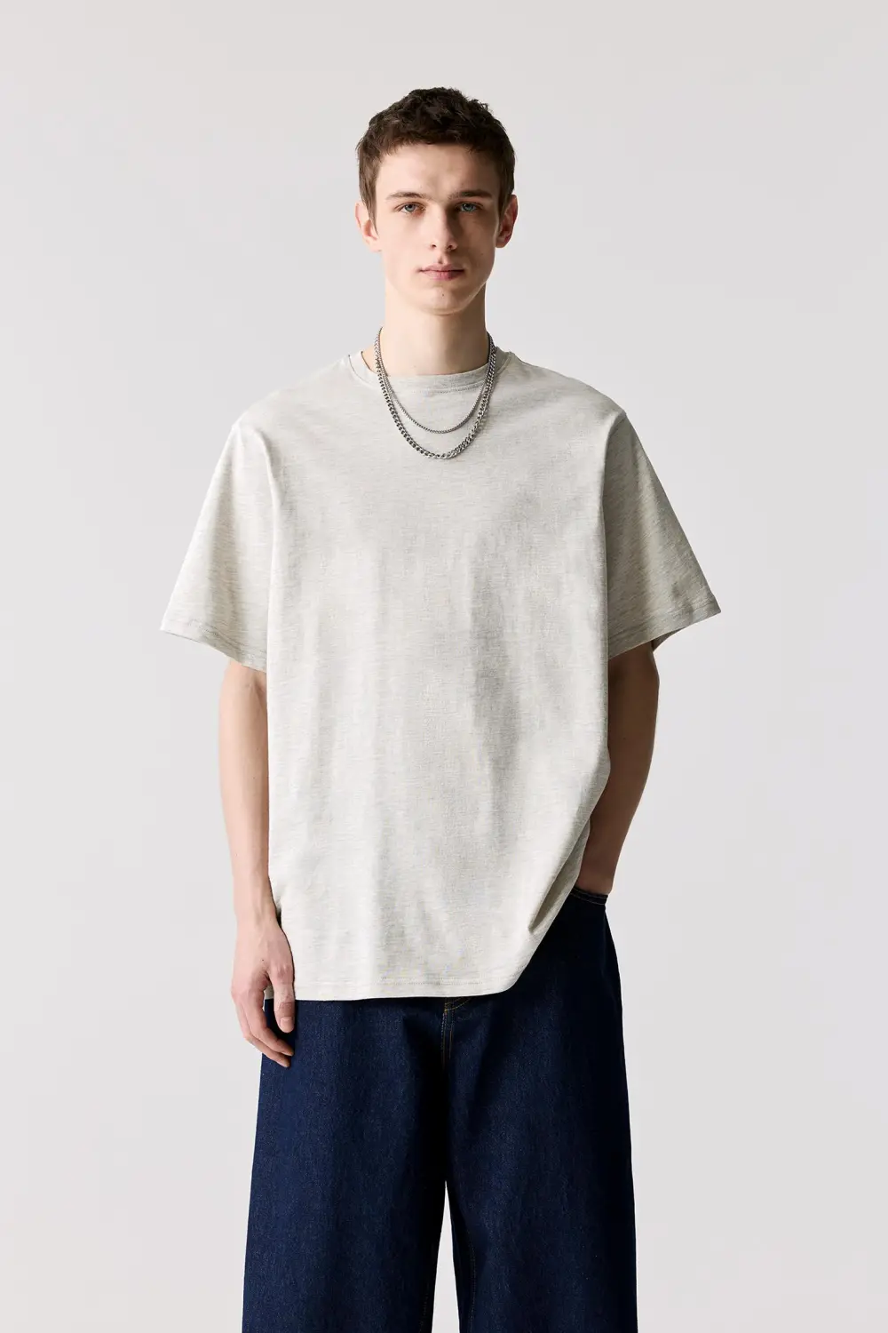 Basic short sleeve cotton T-shirt
