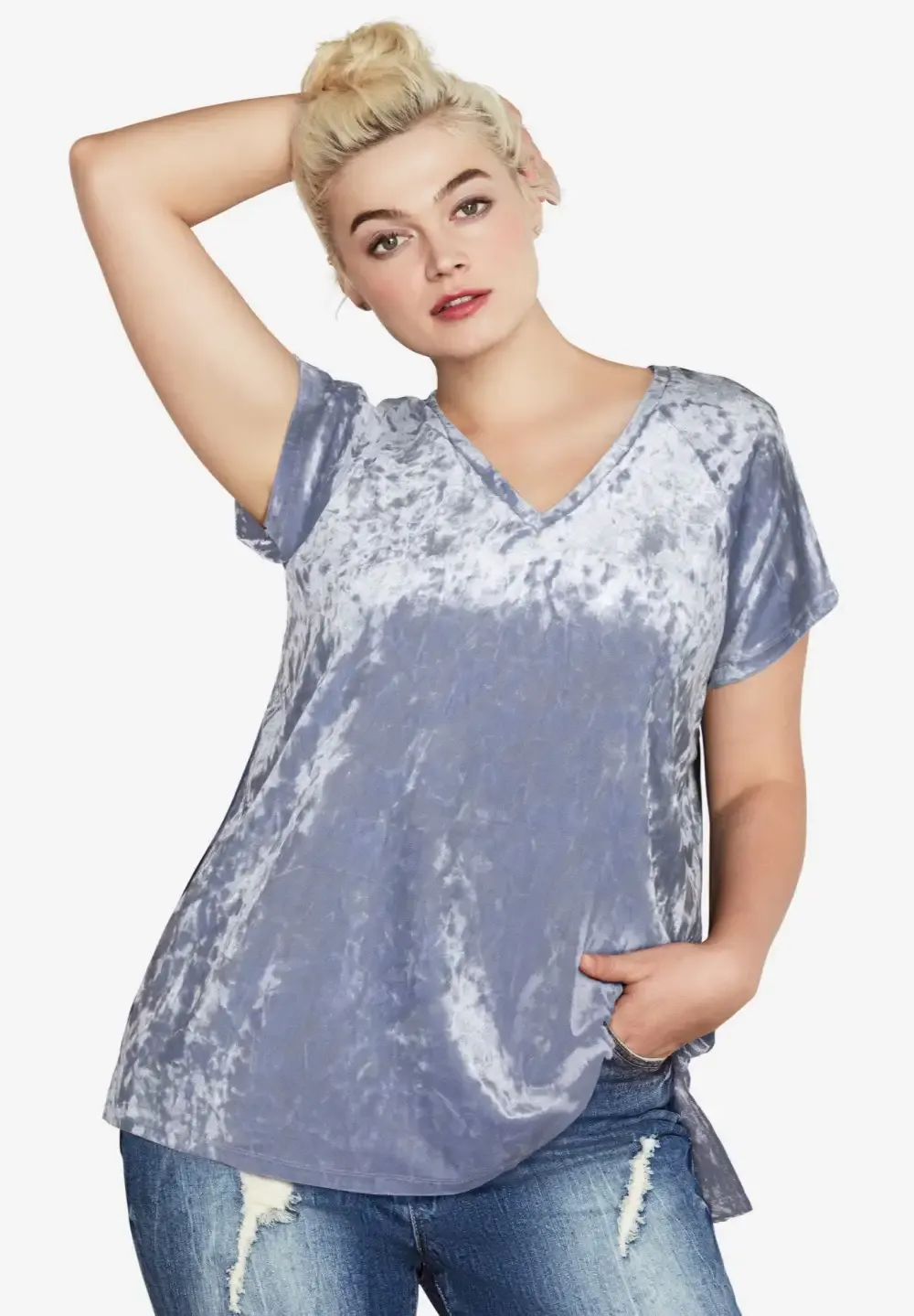 Crushed Velour Tee