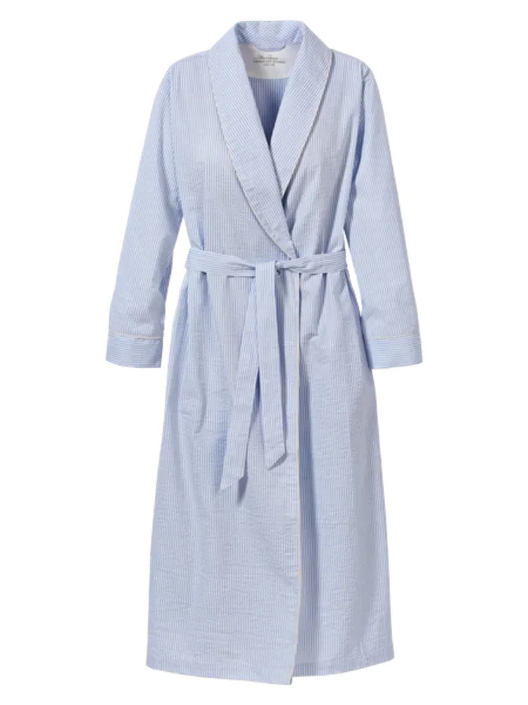 Women's Classic Seersucker Wrap Robe
