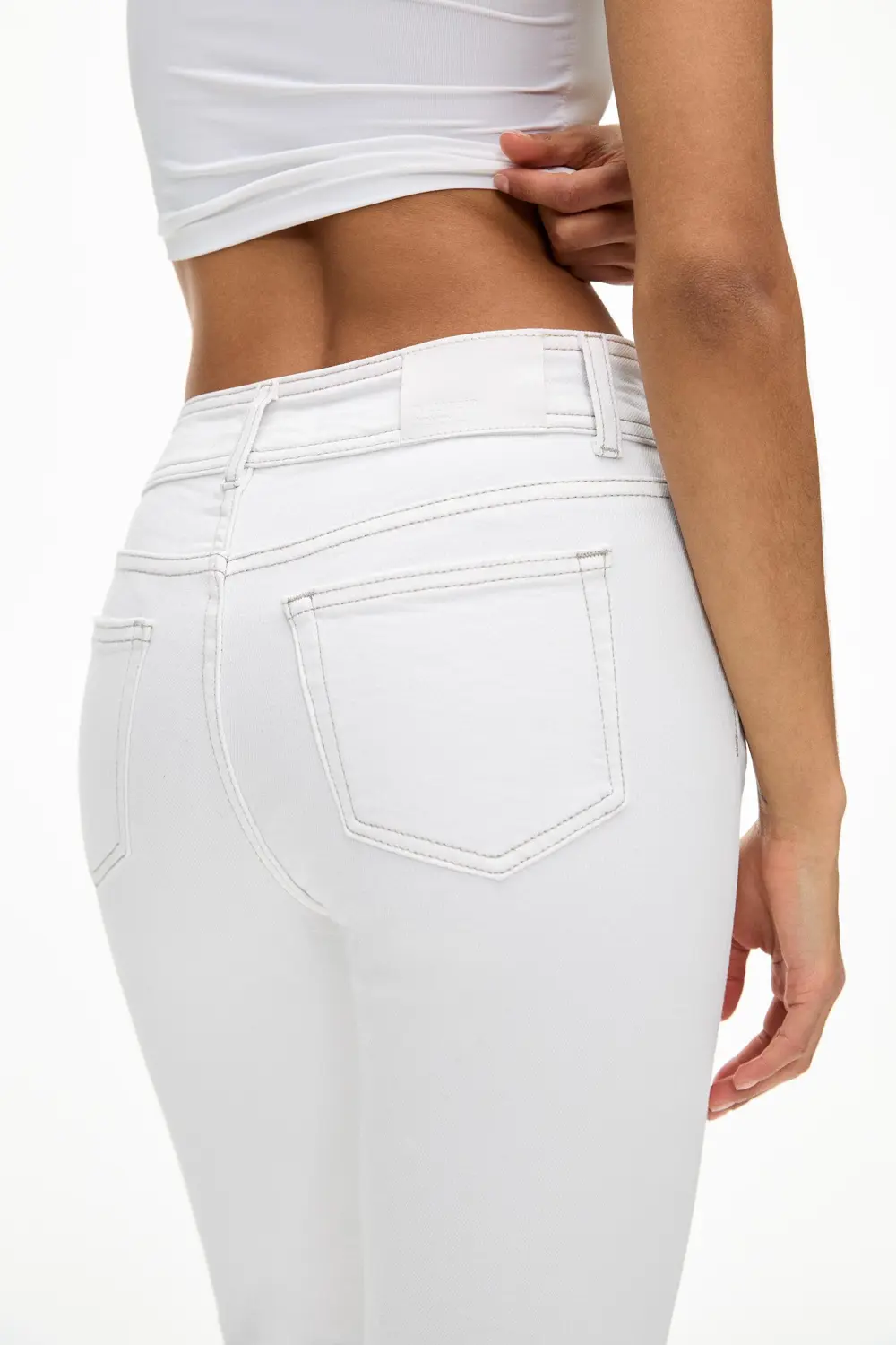 Jeans bootcut tiro bajo