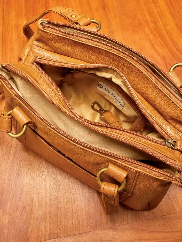 Ella Simone Rockingham Leather Organizer Bag