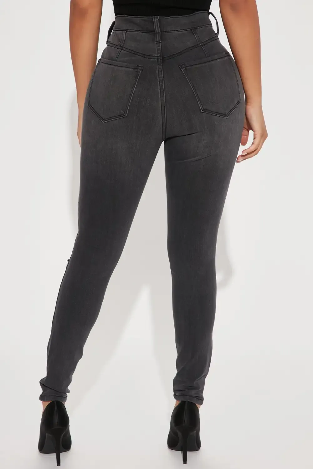 Petite Our Favorite High Rise Skinny Jeans - Grey