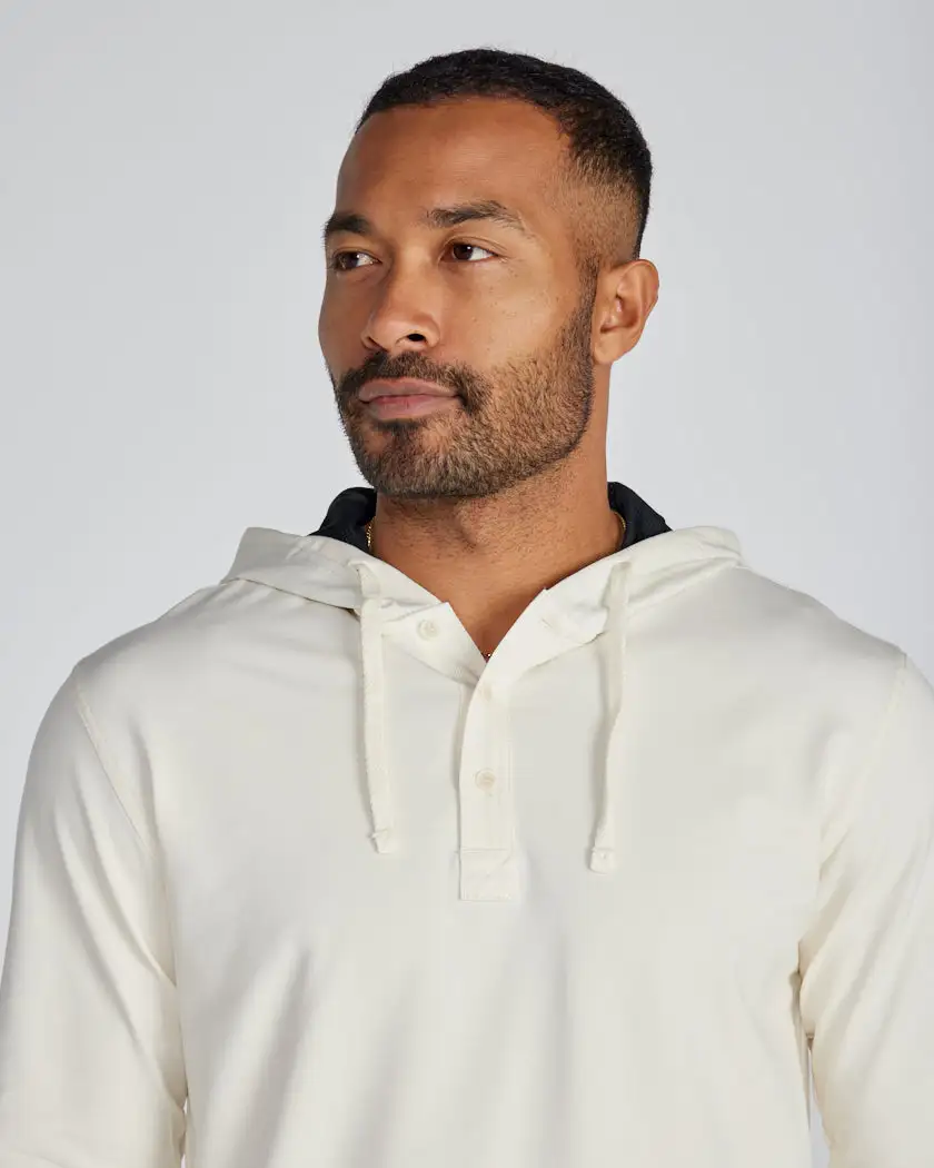 Drop-Cut: Lux Hooded Henley