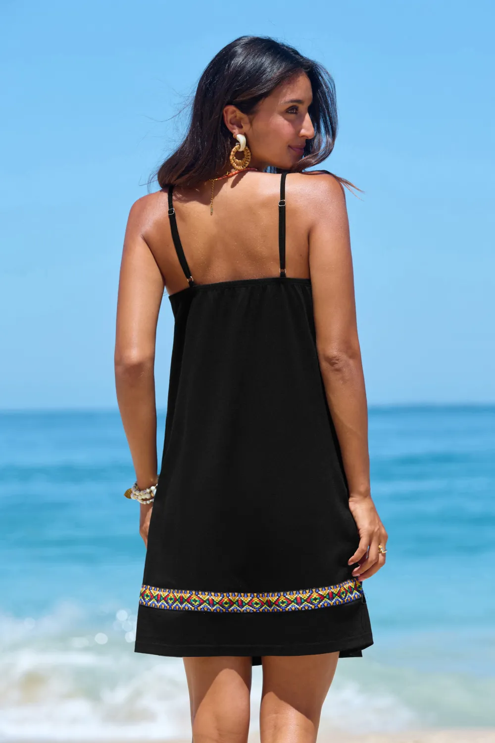 Straight Up Black Mini Dress