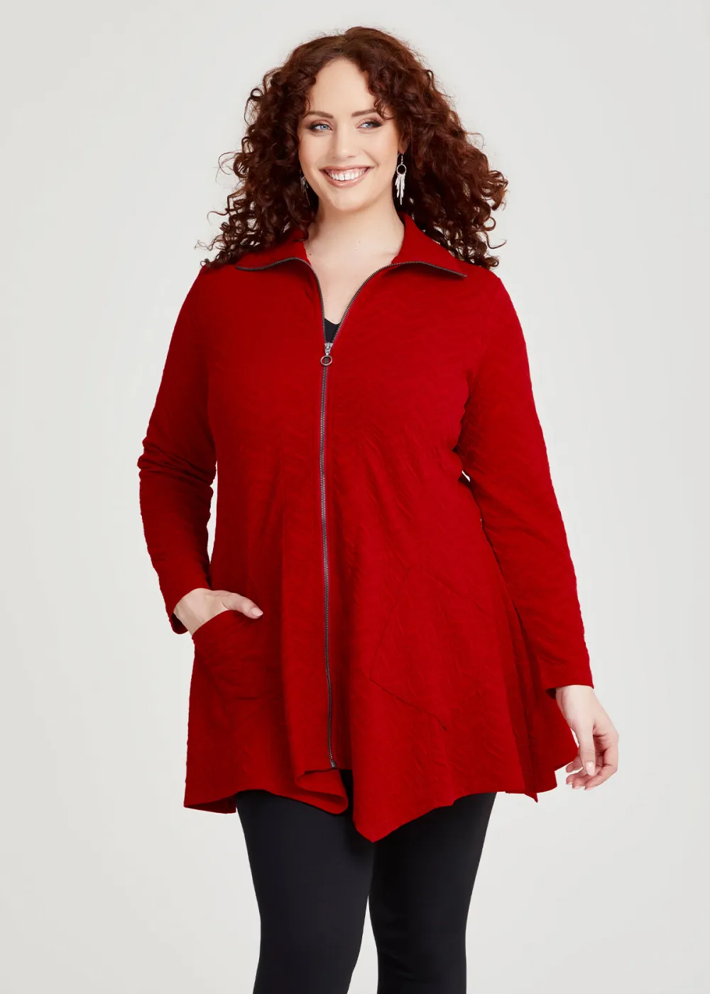 Jacquard Zip Jacket