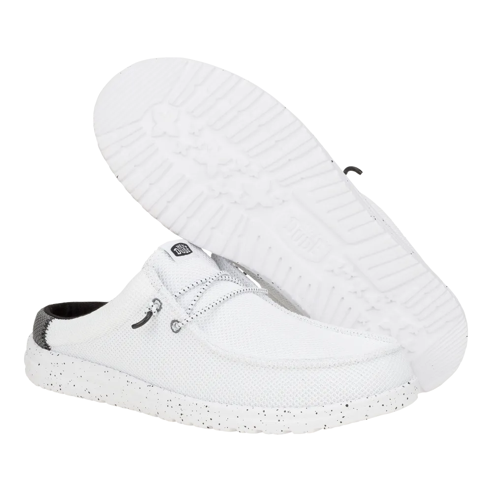 Wally Slip Varsity - White/Black