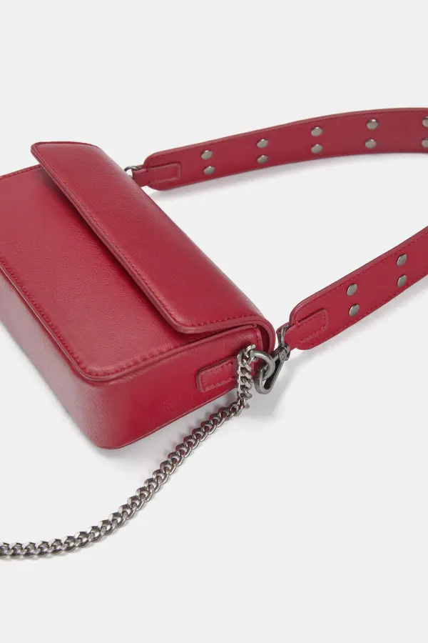 Bolso de hombro cadena tachas