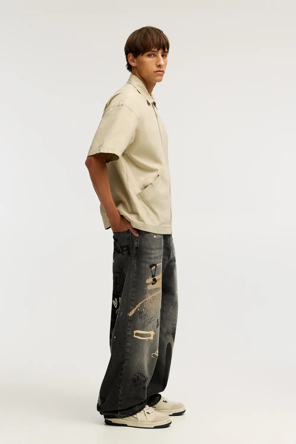 Graffiti skater jeans