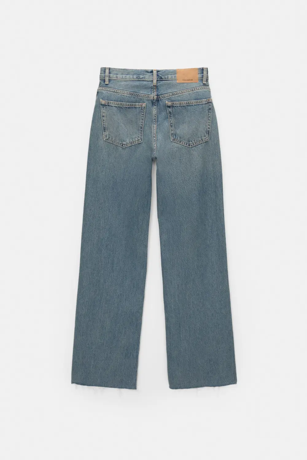 Jeans rectos tiro alto