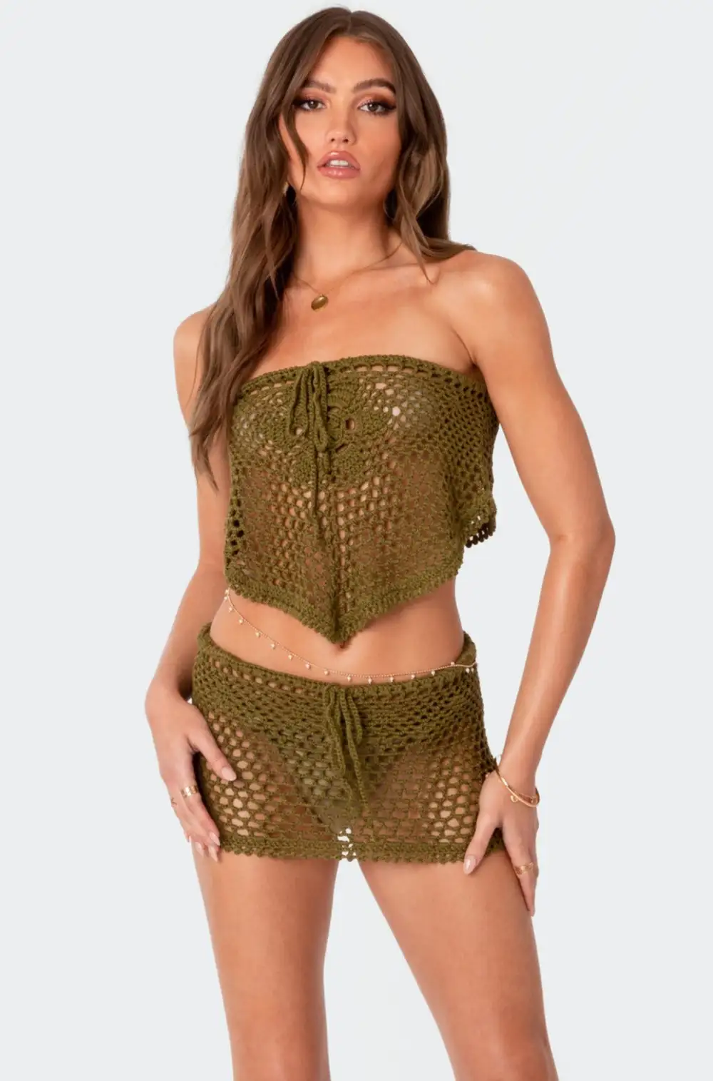 Lolani Handkerchief Crochet Top