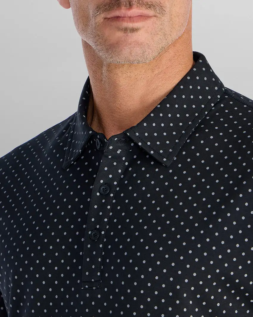 Drop-Cut: Lux Dotted Polo