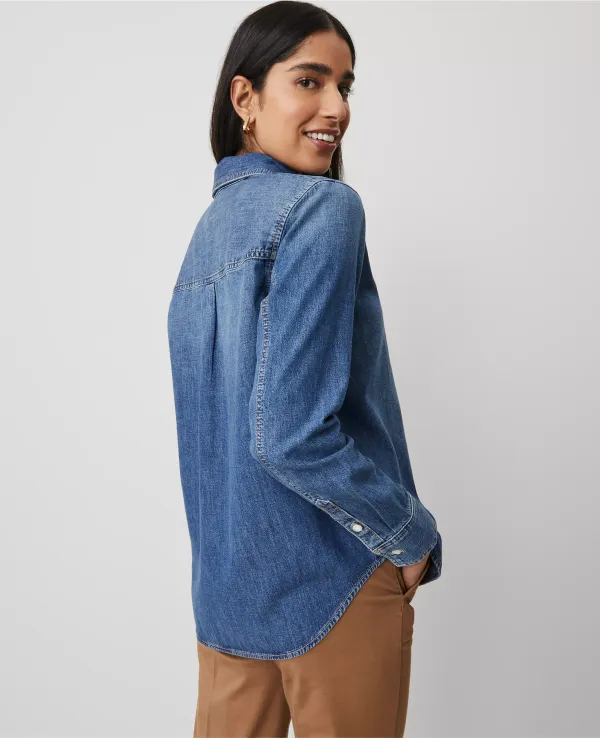 Weekend Collection Denim Pocket Shirt