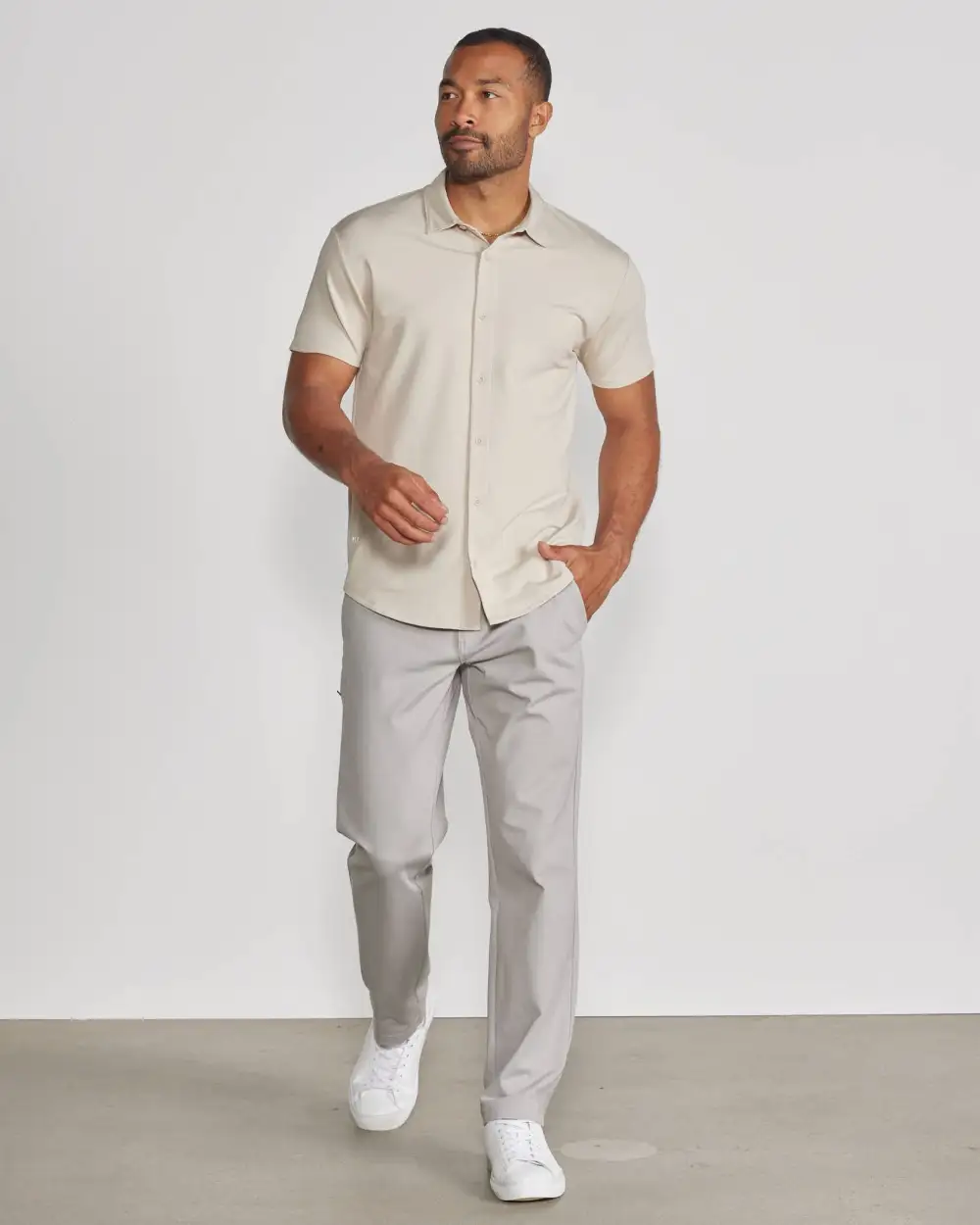 Lux Short Sleeve Button Down