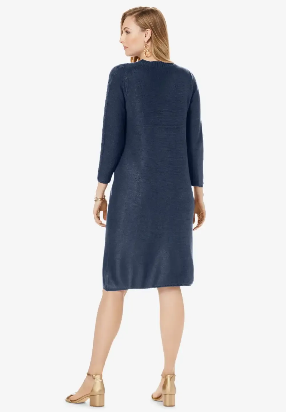 Cable Sweater Dress