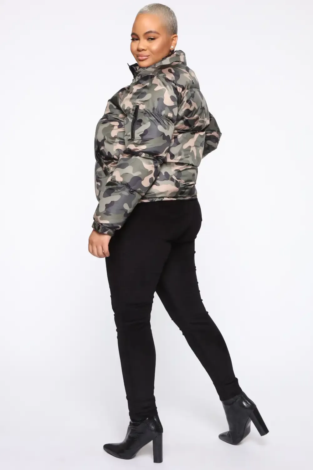 Surviving The Cold Puffer Jacket - Camouflage