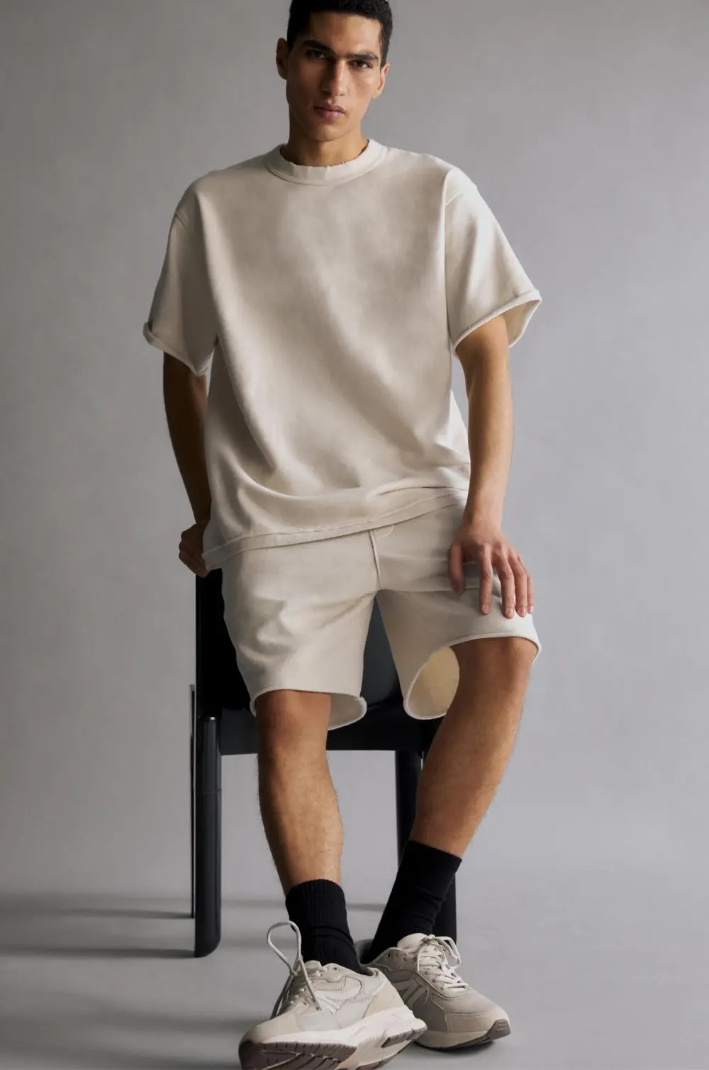 Short sleeve sweatshirt