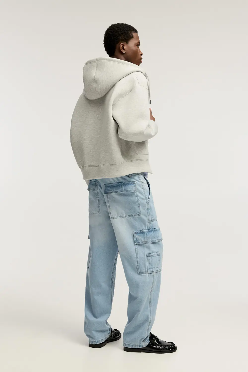 Straight-leg cargo jeans