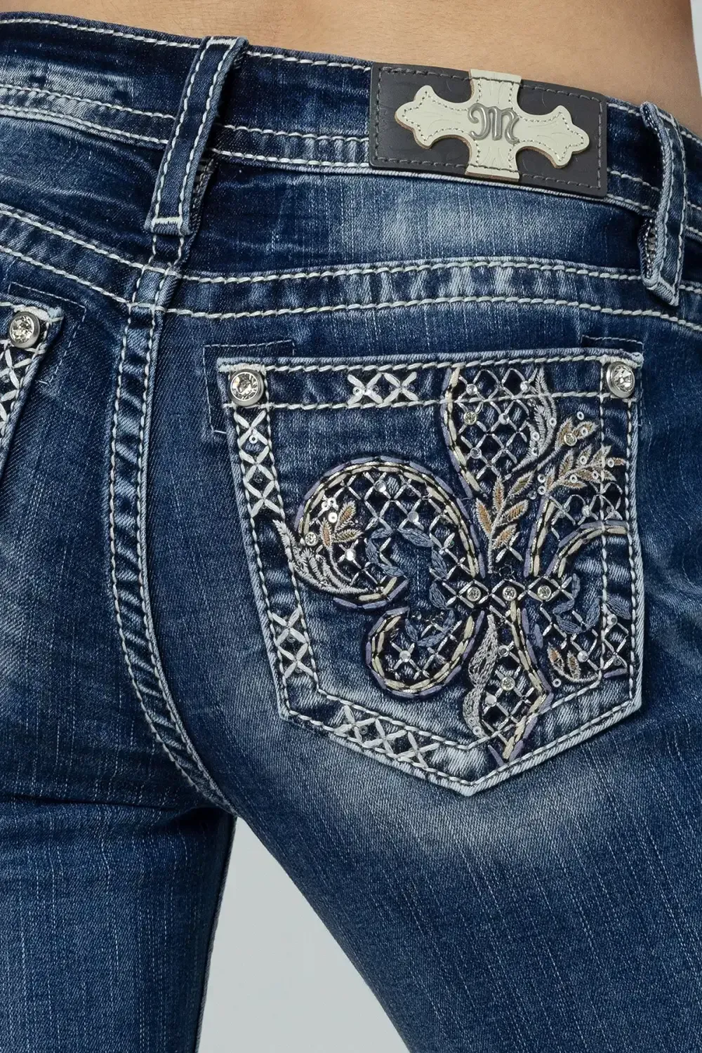 Fleur Glass Bootcut Jeans