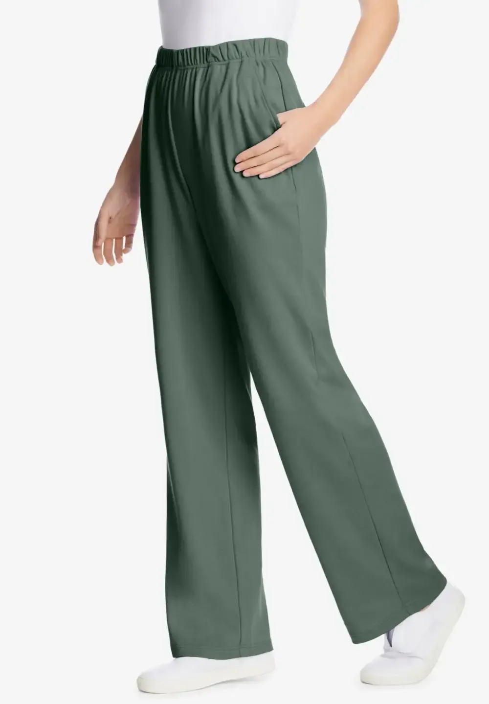 7-Day Knit Wide-Leg Pant