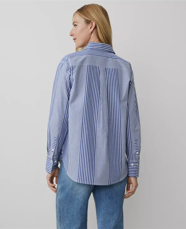 Weekend Collection Striped Oversized Shirt