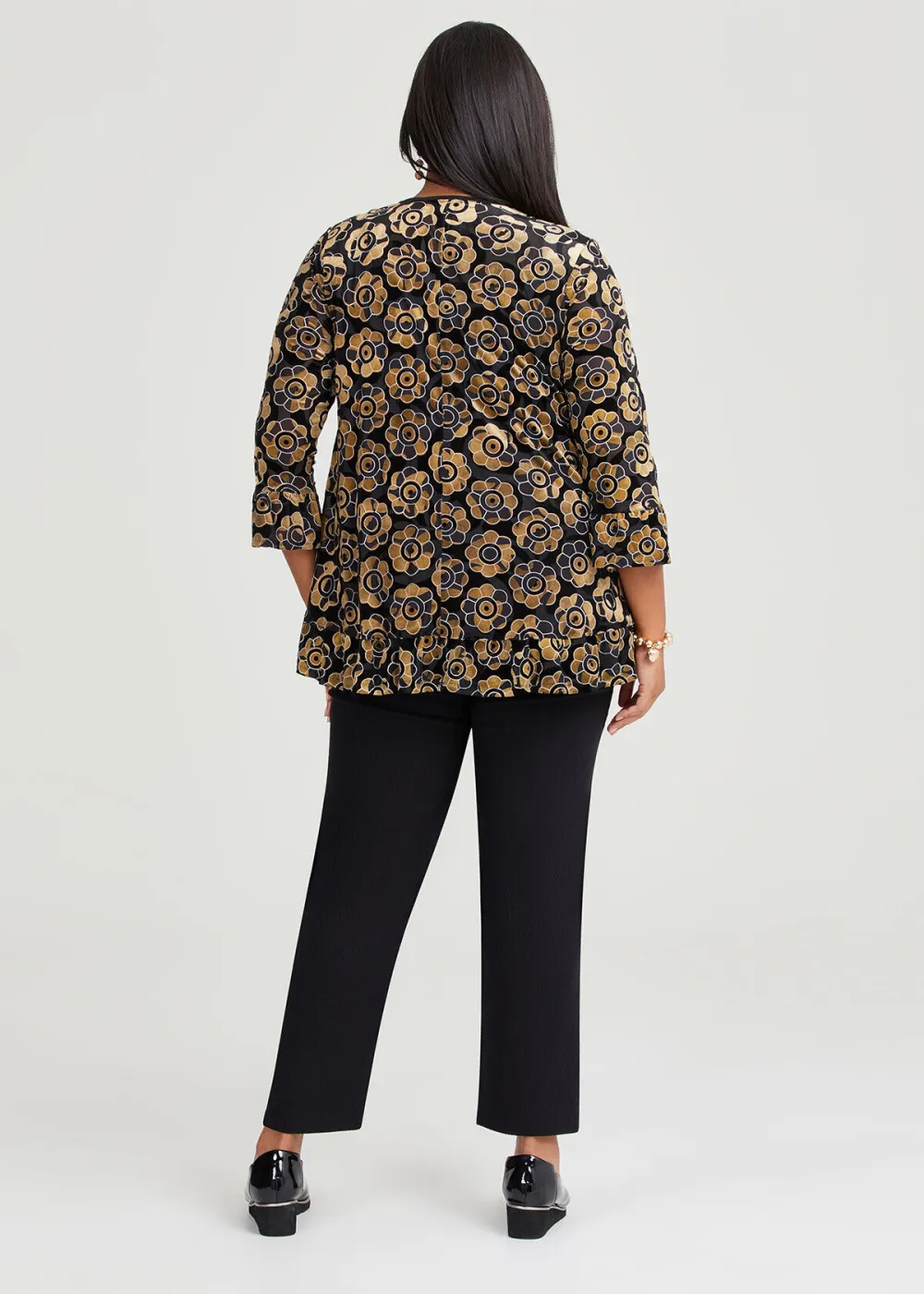 Velour Viola Top