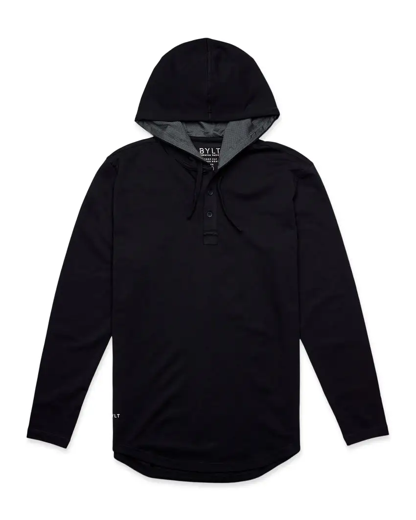 Drop-Cut: Lux Hooded Henley