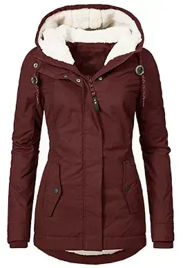 Women's Long Coat Windproof and Warm 3-in-1