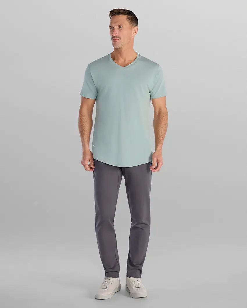 Drop-Cut V-Neck: Lux